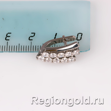 Серьги из золота с бриллиантами - Ювелирный магазин Регионголд - 383-5399459