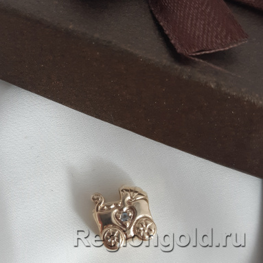 Подвеска "PANDORA" из золота с топазами - Ювелирный магазин Регионголд - 383-5399524