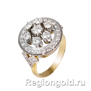Кольцо из золота с бриллиантами - Ювелирный магазин Регионголд - 383-5399431