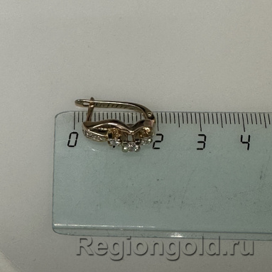 Серьги из золота с бриллиантами - Ювелирный магазин Регионголд - 383-5399463