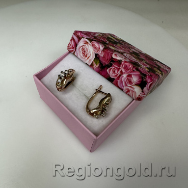 Серьги из золота с бриллиантами - Ювелирный магазин Регионголд - 383-5399461
