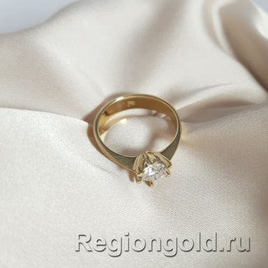 Кольцо из золота с бриллиантом - Ювелирный магазин Регионголд - 383-5399304