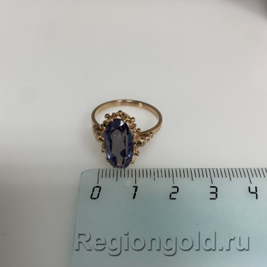 Кольцо СССР из золота с александритом - Ювелирный магазин Регионголд - 383-5399369