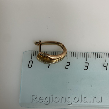 Серьги из золота с бриллиантами - Ювелирный магазин Регионголд - 383-5399465